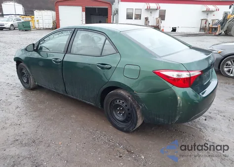 2016 Toyota Corolla Le из США, поврежденный, VIN 2T1BURHE3GC703948